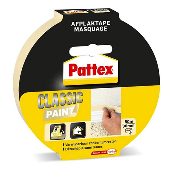 Pattex Maskeringstejp Classic Paint | Pattex | 30mm x 50m 773363 206209 - 1