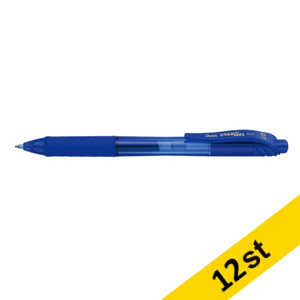 Pentel Kulspetspenna | Pentel Energel BL107 | blå | 12st  210054 - 1