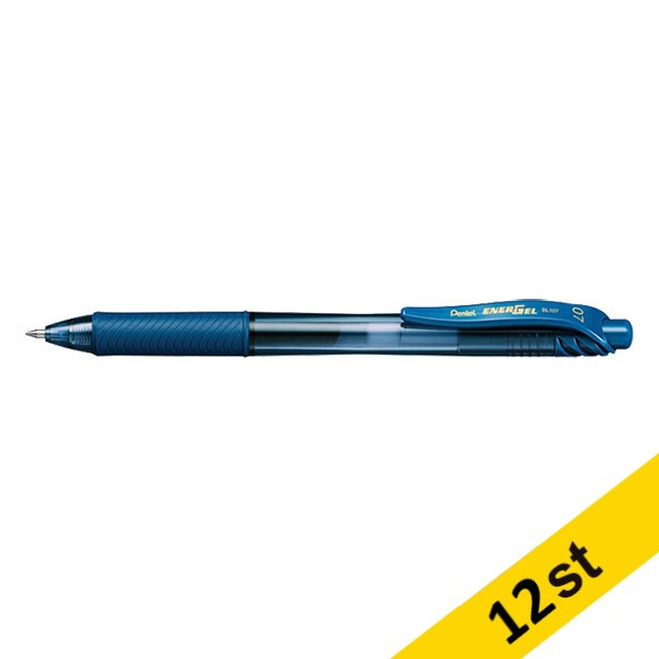 Pentel Kulspetspenna | Pentel Energel BL107 | mörkblå | 12st  210055 - 1