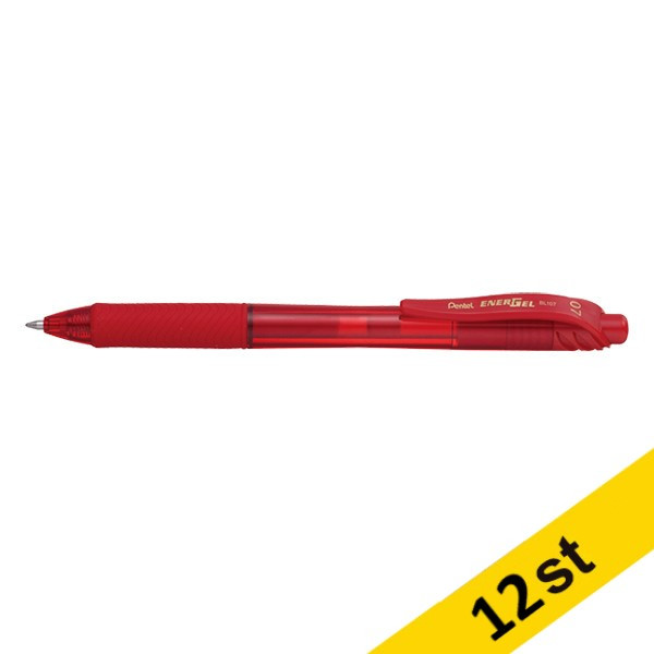 Pentel Kulspetspenna | Pentel Energel BL107 | röd | 12st  210057 - 1