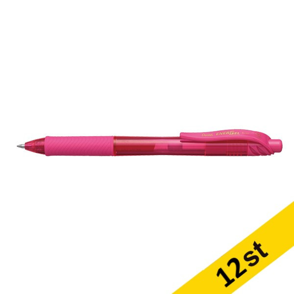 Pentel Kulspetspenna | Pentel Energel BL107 | rosa | 12st  210062 - 1