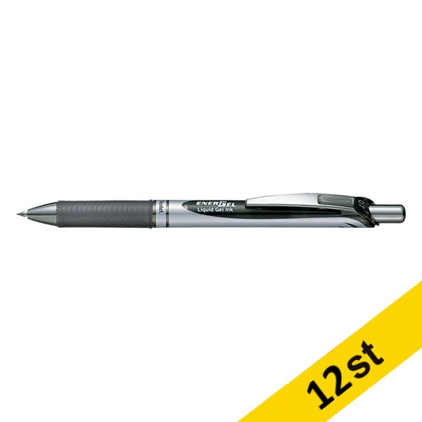 Pentel Kulspetspenna | Pentel Energel BL77  | svart | 12st  210065 - 1