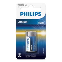 Philips ⭐Philips CR123A Lithium batteri CR123A/01B 098335