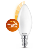 LED lampa E14 | C35 | frostad | warmglow | 2200-2700K | 4.5W | dimbar