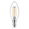 LED lampa E14 | C35 | klar | 2700K | 4.3W