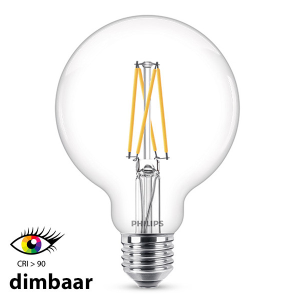 Philips LED lampa E27 | G95 | 5.9W | dimbar 929003010901 LPH02541 - 1