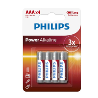 Philips Power Alkaline LR03 Micro AAA batteri 4-pack $$ LR03P4B/10 098302