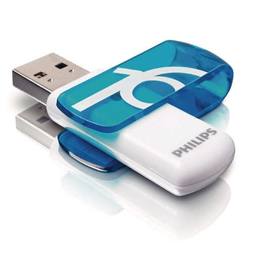 Philips USB-minne 2.0 | 16GB | Philips Vivid FM16FD05B/00 FM16FD05B/10 098140 - 1