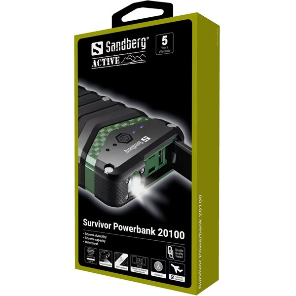 Powerbank 20.100 mAh | Sandberg Survivor 420-36 501413 - 5