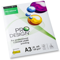 Pro-Design Kopieringspapper A3 | 120g ohålat | Pro-Design | 1x40 ark  069019