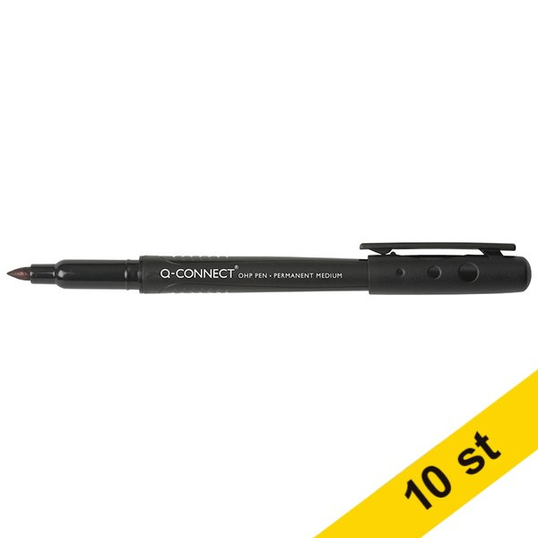 Q-Connect **Q-Connect Overhead Pen, 1mm svart | 10st $$  500656 - 1