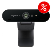 Q-Connect Webbkamera | svart | Logitech Brio Ultra HD $$  500546