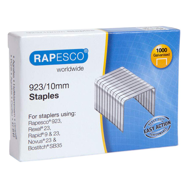 Rapesco Häftklammer 23/10 | Rapesco | galvaniserade | 1.000st 1237 226816 - 1