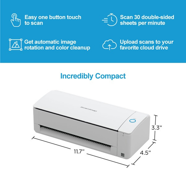 Ricoh/Fujitsu ScanSnap iX1300 Mobil Scanner [3Kg] PA03805-B001 081619 - 8