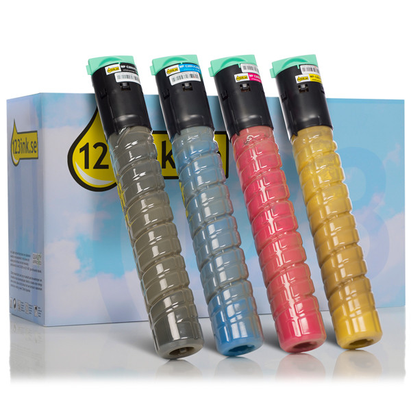 Ricoh MP C2551HE toner 4-pack (varumärket 123ink)  125333 - 1