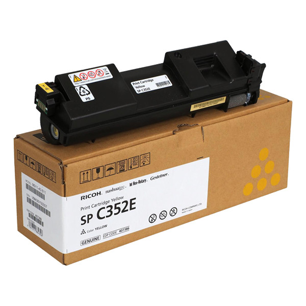 Ricoh SP C352DN (407386) gul toner (original) 407386 066922 - 1