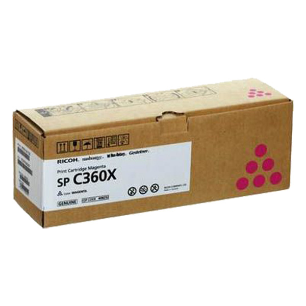 Ricoh SP C360X (408252) magenta toner extra hög kapacitet (original) 408252 067112 - 1