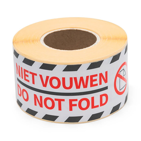 Rillstab ​​​​​​​​​​​​​​Varningsetiketter "don't fold" | Rillprint | 250st 76102 068143 - 1