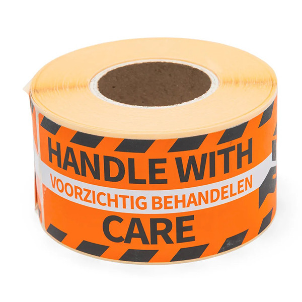 Rillstab ​​​​​​​​​​​​​​Varningsetiketter "handle with care" | Rillprint | 250st 76101 068144 - 1