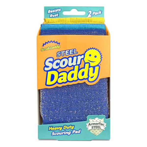 Scrub Daddy ⭐Scrub Daddy Scour Daddy Steel grå 2st SDSCST SSC00250 - 1