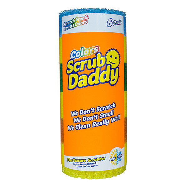 Scrub Daddy Colors svamp i fyra färger 6st  SSC01007 - 1