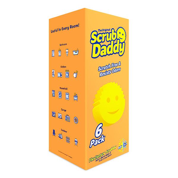 Scrub Daddy Original svamp gul 6st  SSC01029 - 1
