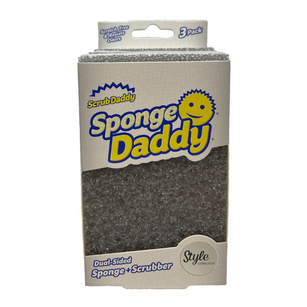 Scrub Daddy Sponge Daddy Style Collection svamp grå 3st  SSC00220 - 1