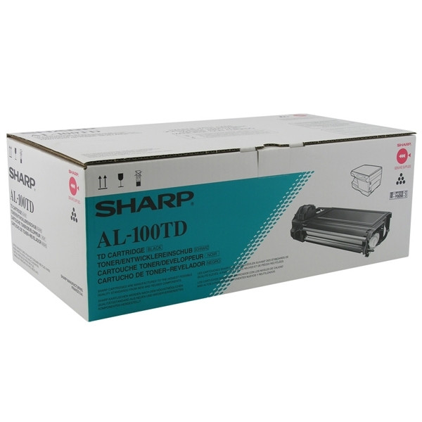 Sharp AL-100TD svart toner/developer (original) AL100TD 032790 - 1