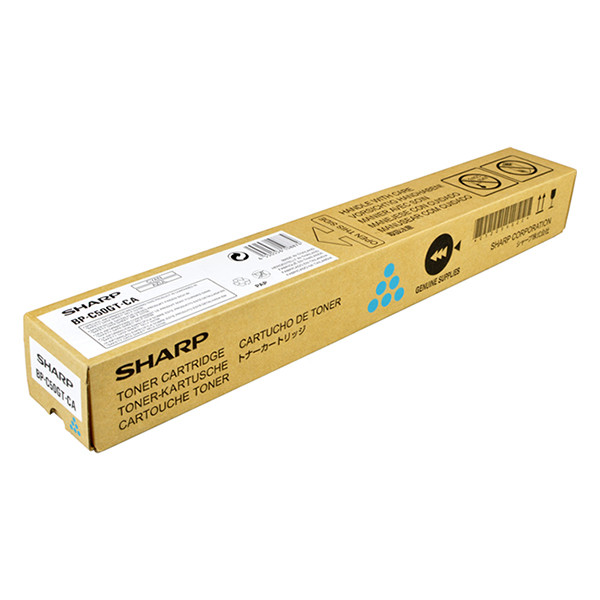 Sharp BP-C50GTCA cyan toner (original) BPC50GTCA 032272 - 1