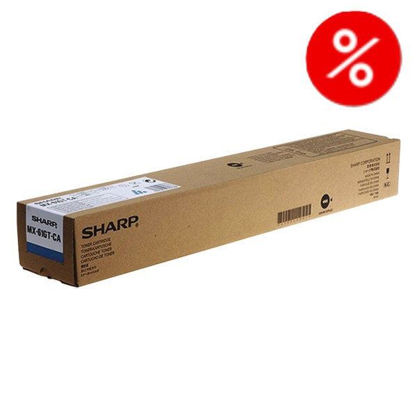 Sharp MX-61GTCA cyan toner (original) $$  500650 - 1