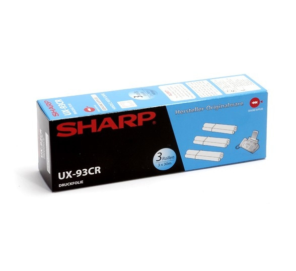 Sharp UX-93CR ink film roll 3-pack (original) UX-93CR 038915 - 1