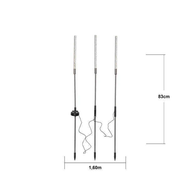 Solcellsdekoration Bubbly 3-stift | 0,03W [Star Trading] 482-38 501792 - 4