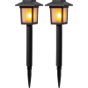 Solcellspollare Flame Mini | svart | 2st [Star Trading] 481-09 501530 - 1