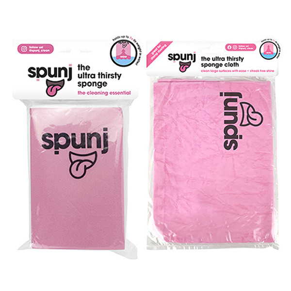 Spunj | Ultra absorberande disktrasa + svamp | rosa SSP00007 SSP00007 - 1