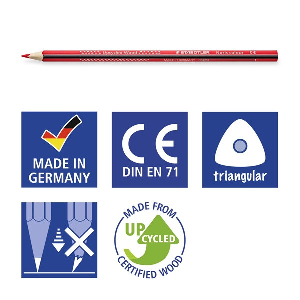 Staedtler ⭐Färgpennor | Staedtler Noris | 12st 187C12 209572 - 6