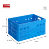 Sunware Hopfällbar låda 53x37x26,5cm | 46L | blå 57300611 216552 - 2