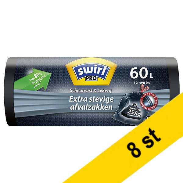 Swirl Sopsäck 60L | extra robust | 12st x8  SSW00103 - 1