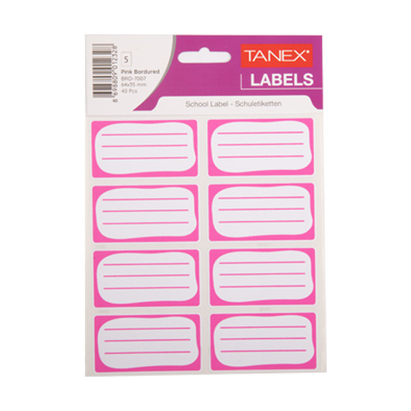 Tanex Boketiketter | rosa | Tanex | 40st BRD-7007 404150 - 1