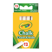 Tavelkrita | vit | Crayola | 12st 1820200 360998