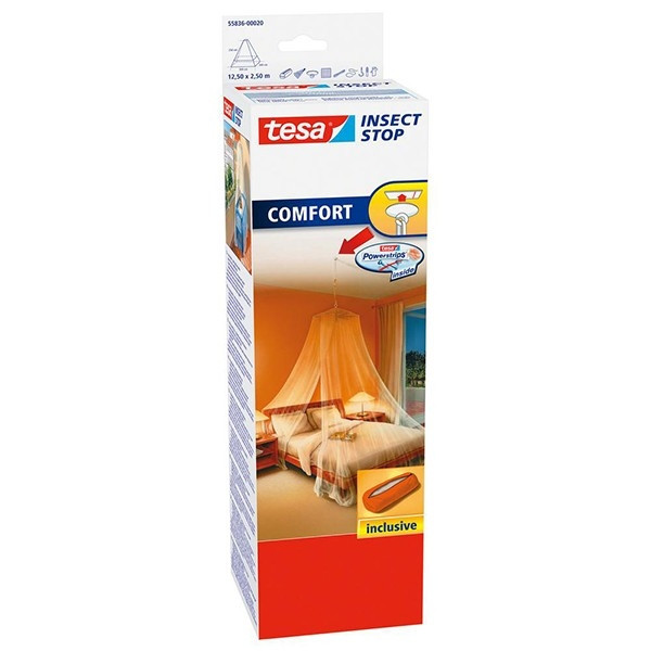 Tesa Insect Stop Comfort myggnät | 1.250 x 250cm 55836-00020-00 STE00023 - 1