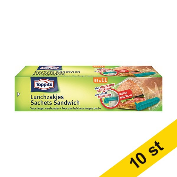 Toppits Smörgåspåsar | Toppits | 1 liter | 55st x10  STO05007 - 1