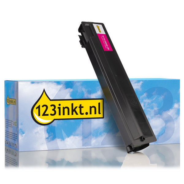 Toshiba T-FC200EM magenta toner (varumärket 123ink) 6AJ00000127C 078405 - 1