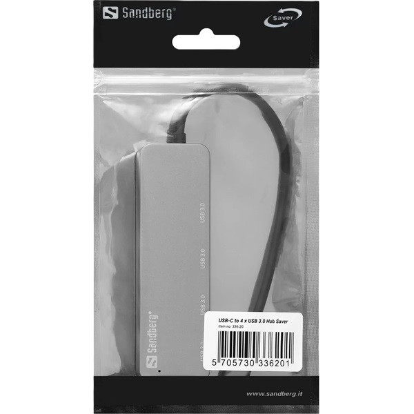 USB-C till USB 3.0 hub | 4 portar 336-20 238867 - 2