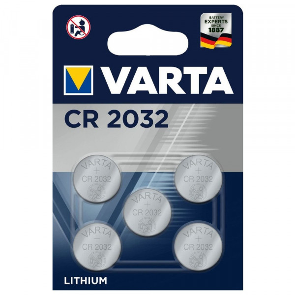 Varta Knappcell Lithium CR2032 3v 1st, Vardagsbatterier