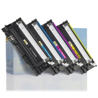 Varumärket 123ink ersätter Samsung CLT-P404C (SU365A) toner 4-pack CLT-P404C/ELSC 130140