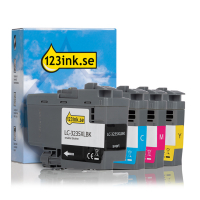 Varumärket 123ink ersätter Brother LC3235XL BK/C/M/Y bläckpatron 4-pack  127244