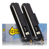 Varumärket 123ink ersätter Brother TN-247BK svart toner 2-pack TN247BKTWINC 051329