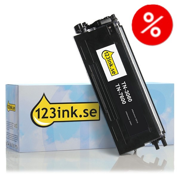 Varumärket 123ink ersätter Brother TN-3060 svart toner hög kapacitet $$  238558 - 1