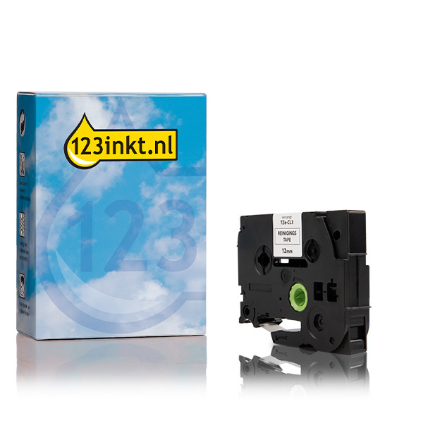 Varumärket 123ink ersätter Brother TZe-CL3 rengöringskassett | 12mm x 2,5m TZeCL3C 080901 - 1