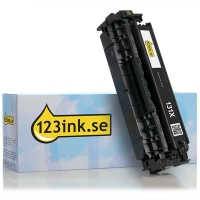 Varumärket 123ink ersätter HP 131X (CF210X) svart toner hög kapacitet